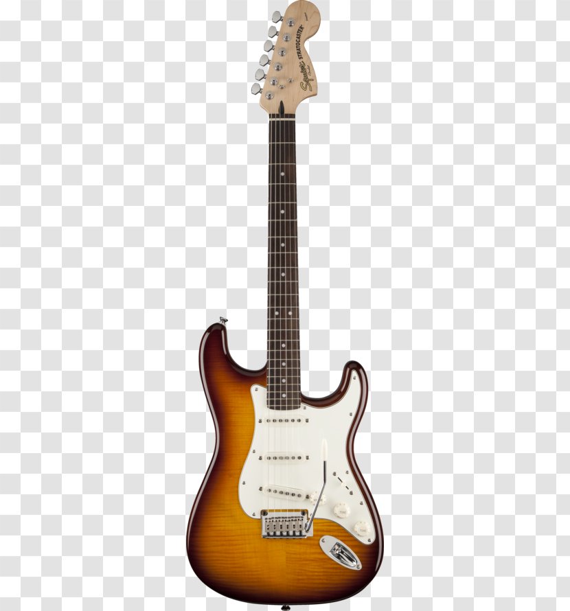 Squier Standard Stratocaster Electric Guitar Fender Sunburst - Tree Transparent PNG