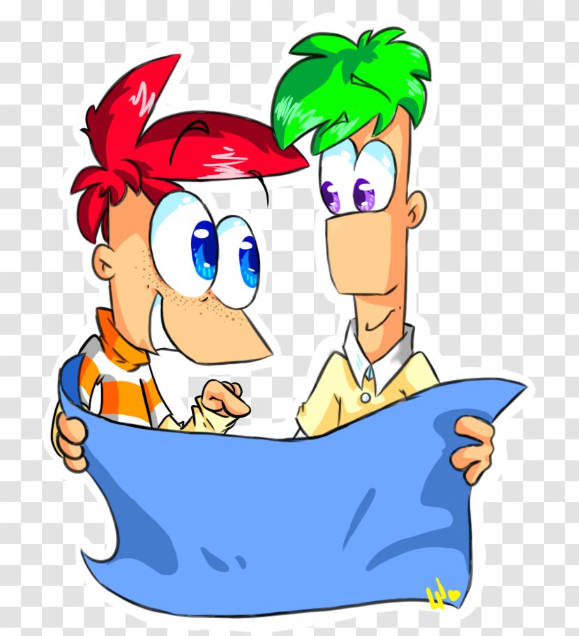 Human Behavior Organism Cartoon Clip Art - Fictional Character - Ferb Tv Transparent PNG