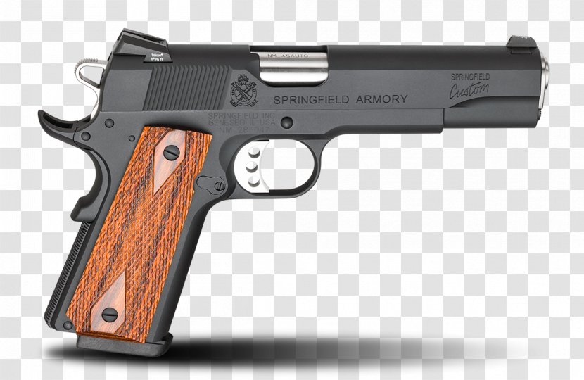 Trigger Springfield Armory .45 ACP M1911 Pistol - 45 Acp - Handgun Transparent PNG