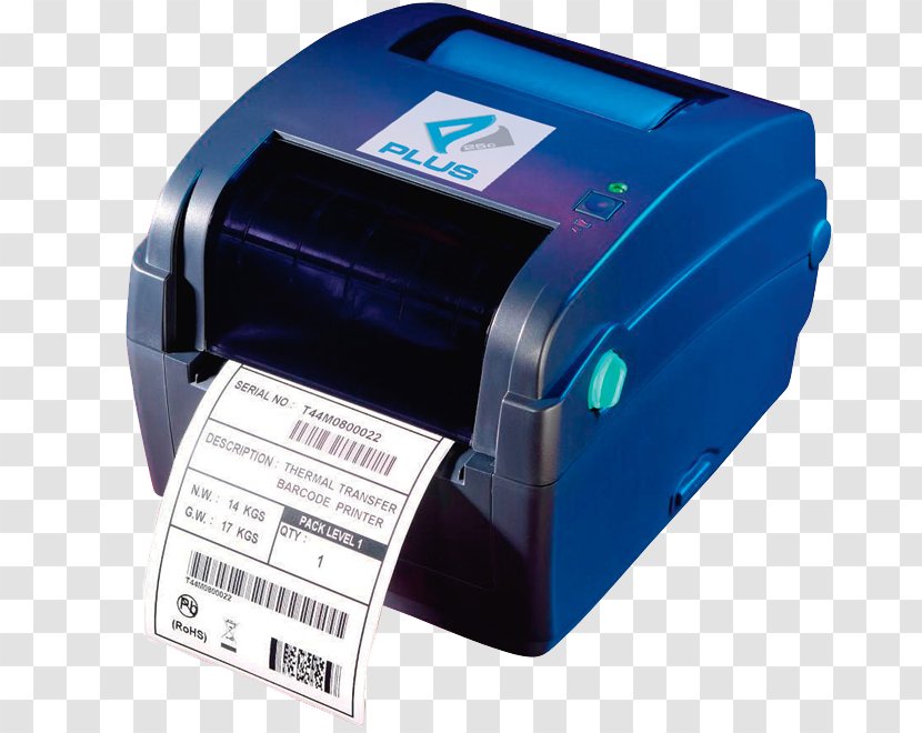 Inkjet Printing Barcode Printer Label - Computer Transparent PNG