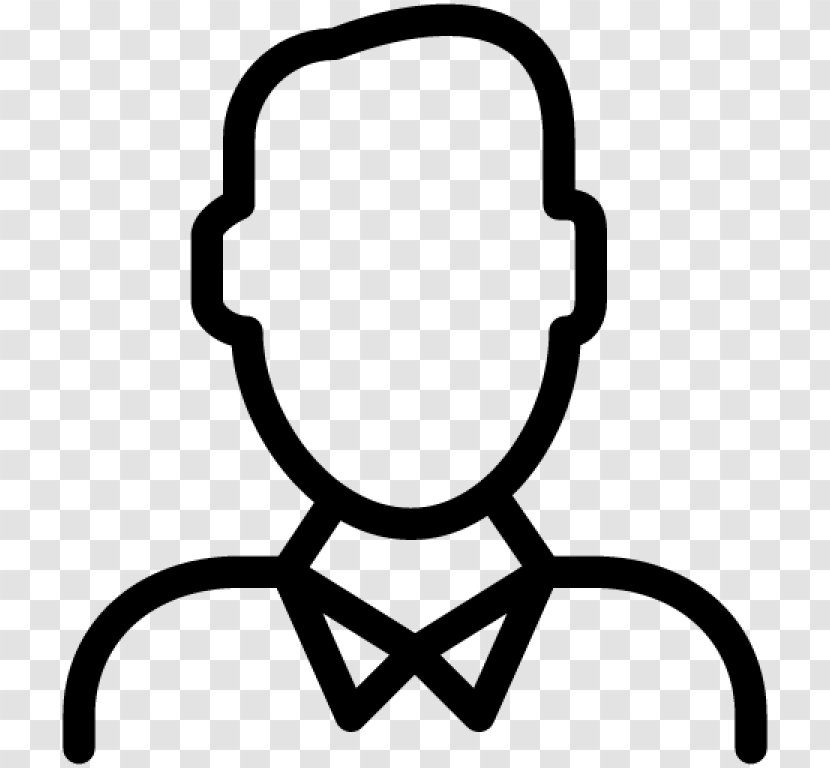 Man Icon - Line Art - Coloring Book Transparent PNG