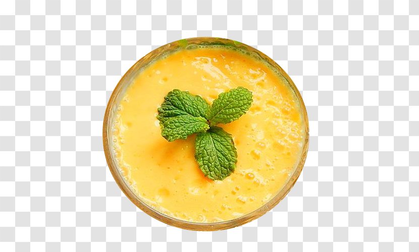 Juice Mango Pudding Yogurt Drink - Cartoon - With Taste Transparent PNG