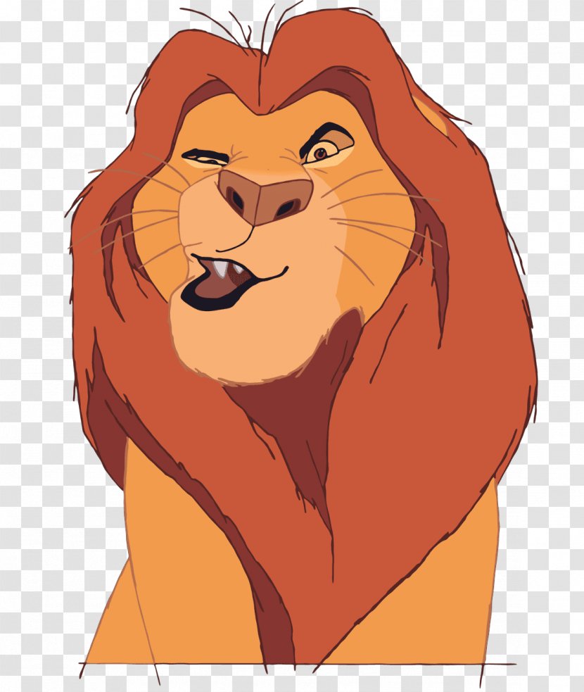 Mufasa Lion YouTube Simba Scar - Cartoon - The King Transparent PNG