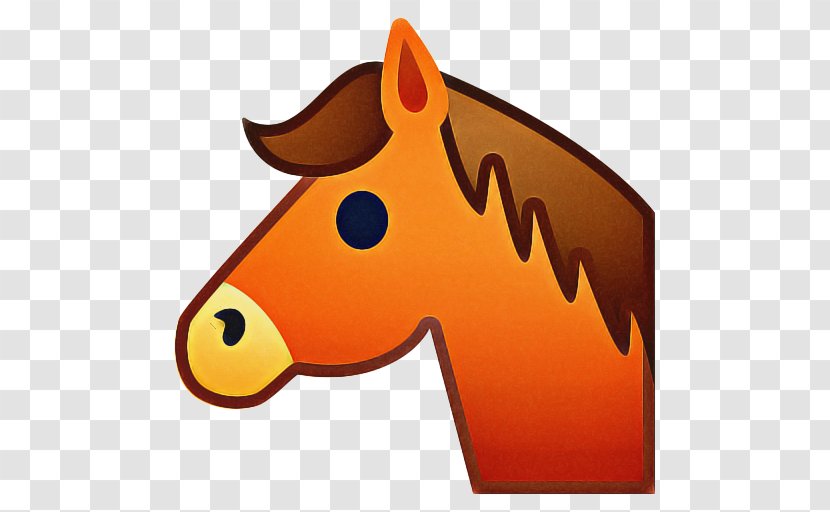 Pony Emoji - Mane - Logo Animal Figure Transparent PNG