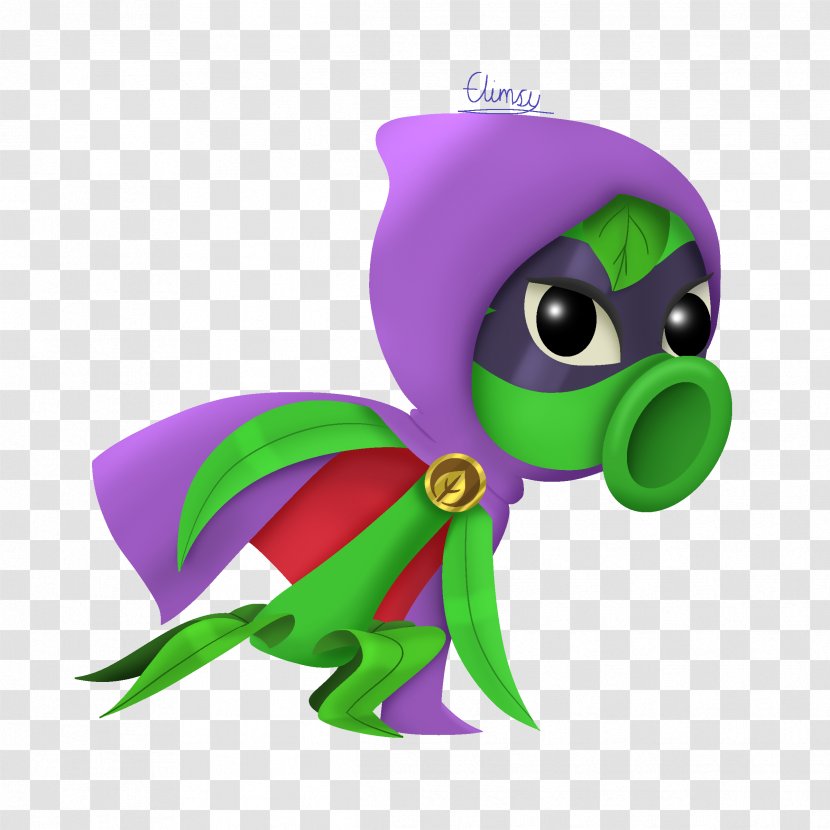 Plants Vs. Zombies Heroes Video Game Peashooter - Watercolor - Shading Plant Transparent PNG