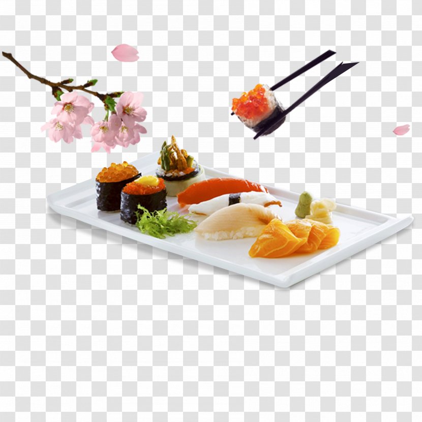 Japanese Cuisine Sushi Il Uk Jo Korean-Japanese Restaurant Dish - Food - Fine Sashimi Transparent PNG