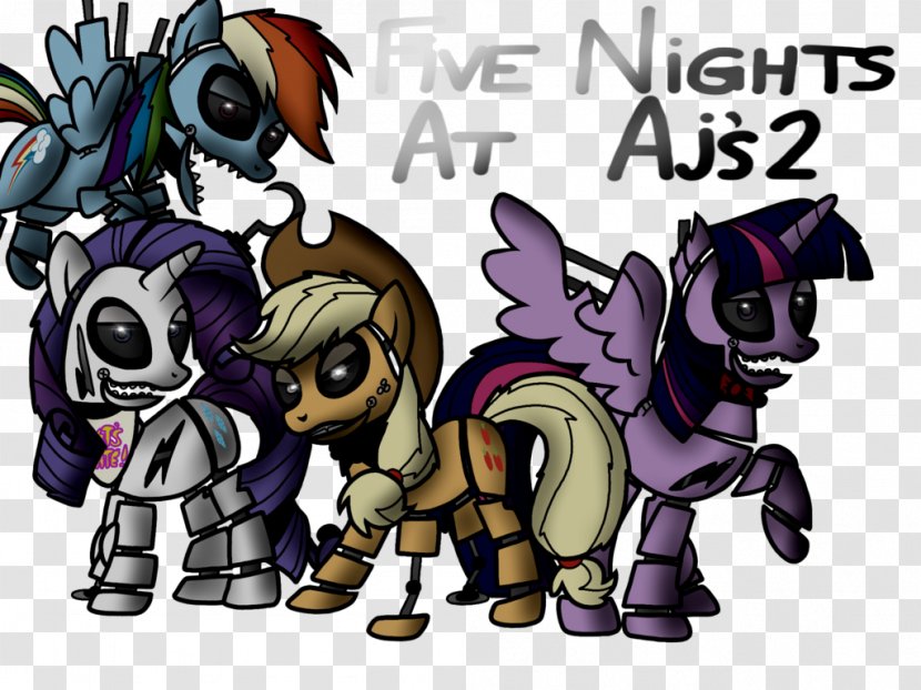 Pony Five Nights At Freddy's 2 Rarity 4 - My Little Friendship Is Magic Fandom - Freddy’s Transparent PNG