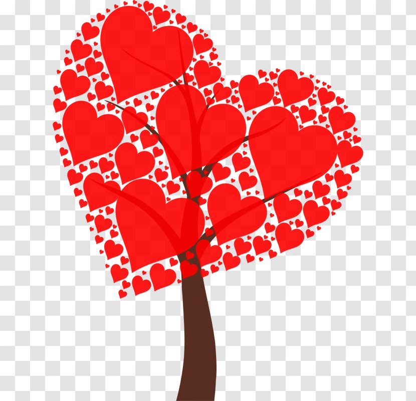 Tree Twig Clip Art - Valentines Transparent PNG
