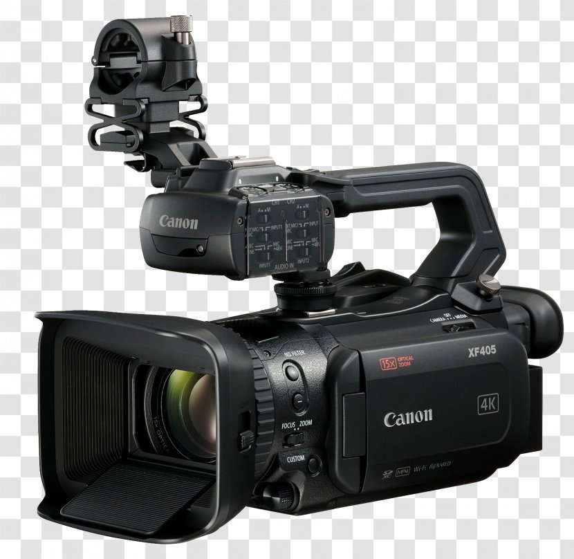 Canon XF405 XF400 Video Cameras Camcorder - Camera Transparent PNG