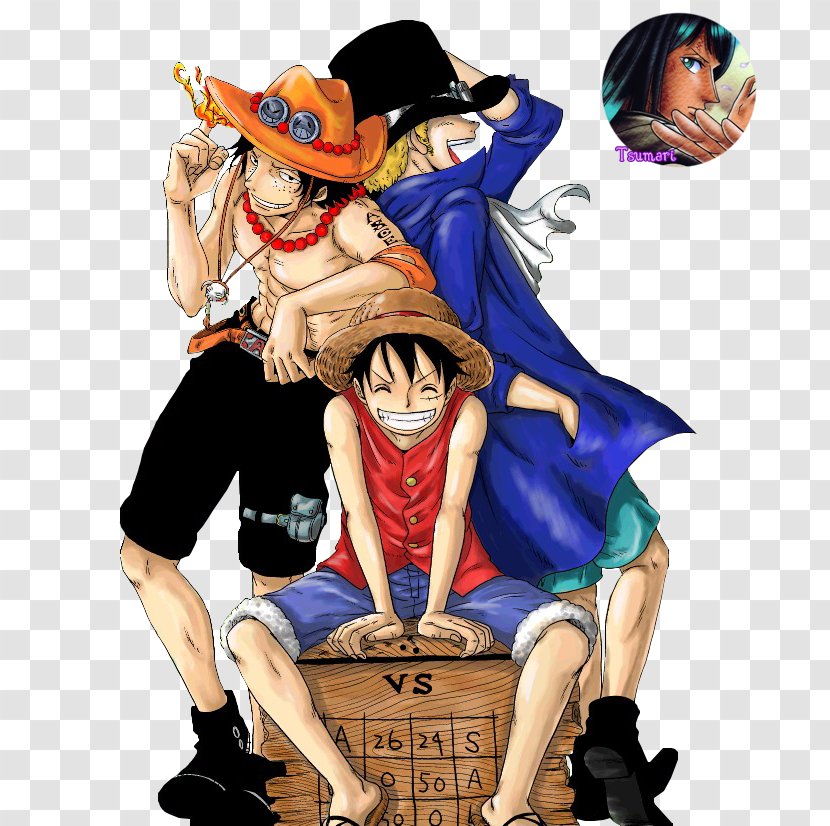 Monkey D. Luffy Portgas Ace One Piece Sabo Garp - Heart Transparent PNG