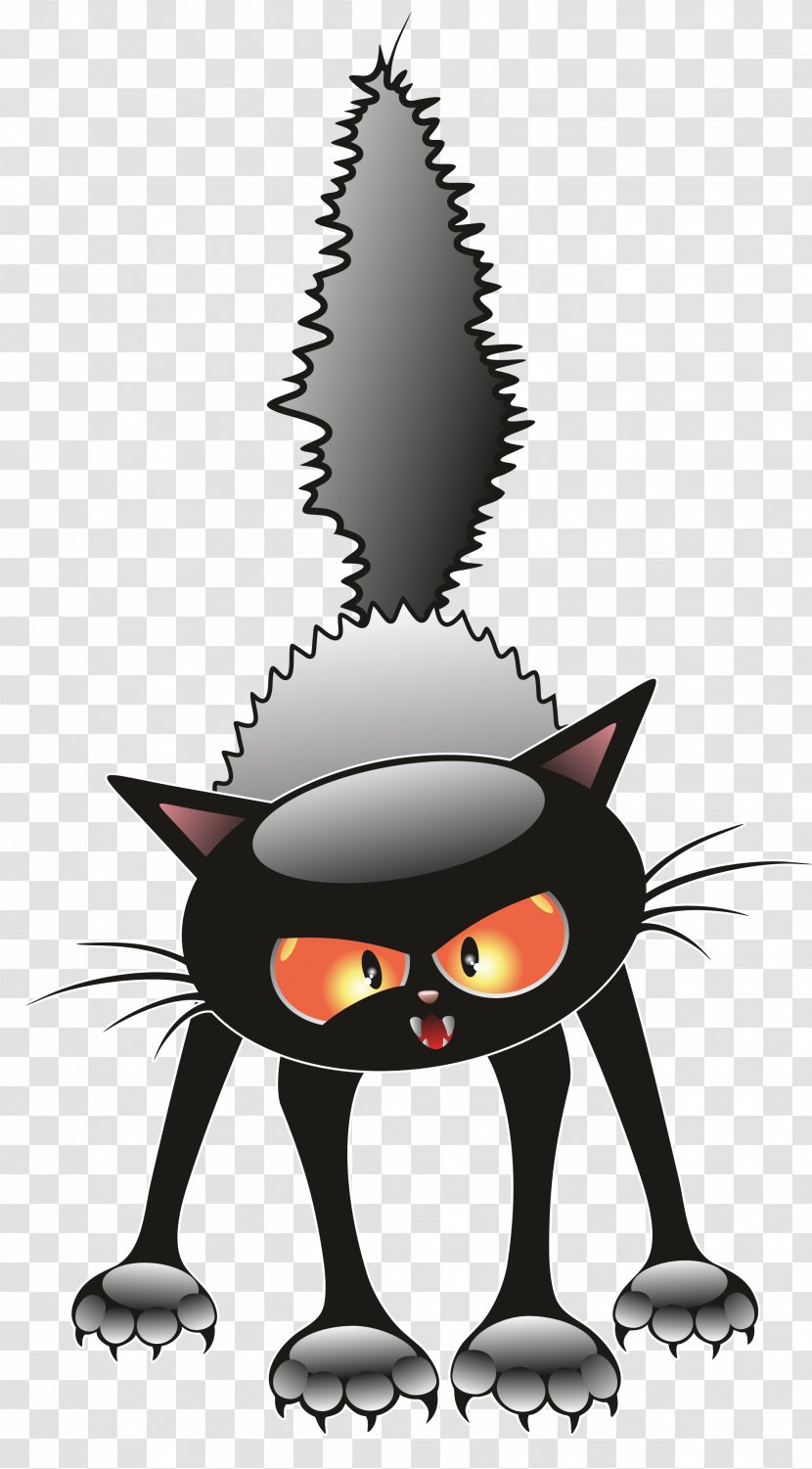 Black Cat Cartoon Gobbolino, The Witchs - Witch Transparent PNG
