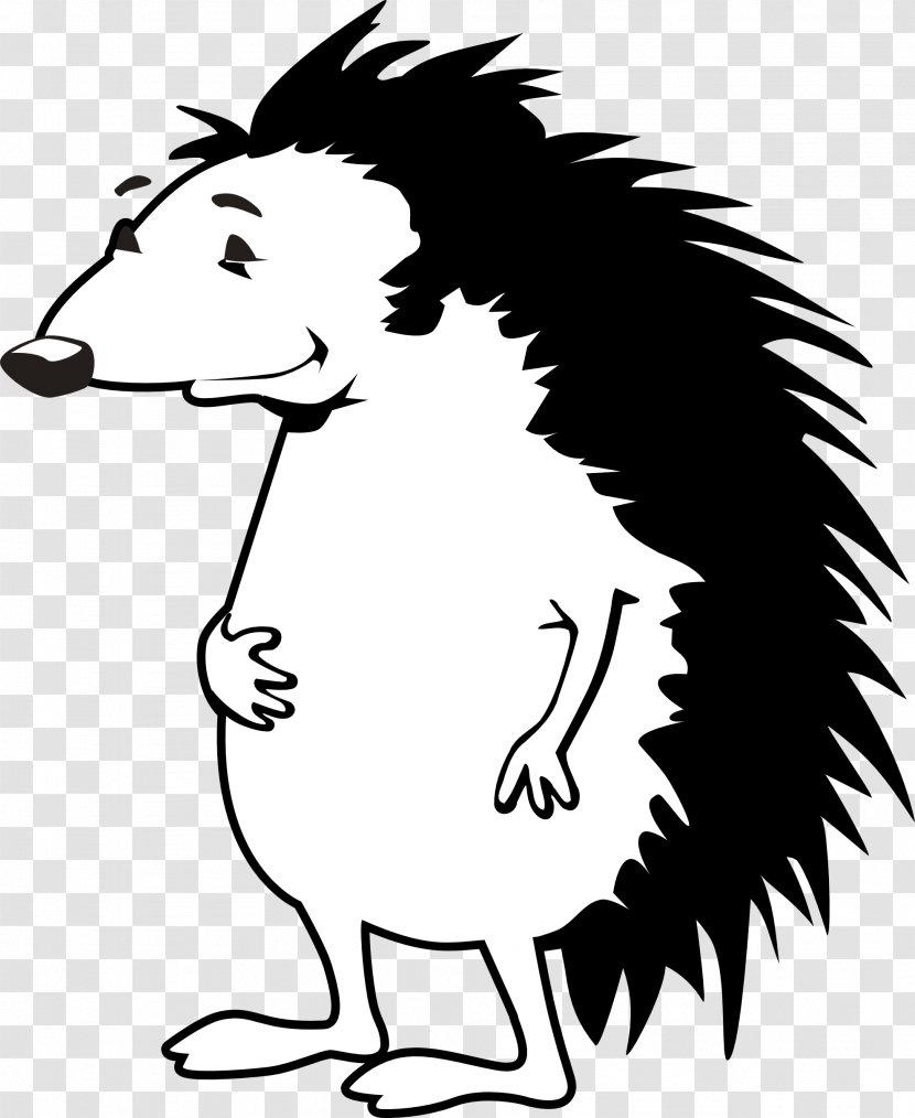 Hedgehog Free Content Clip Art - Mammal - Porcupine Coloring Pages Transparent PNG