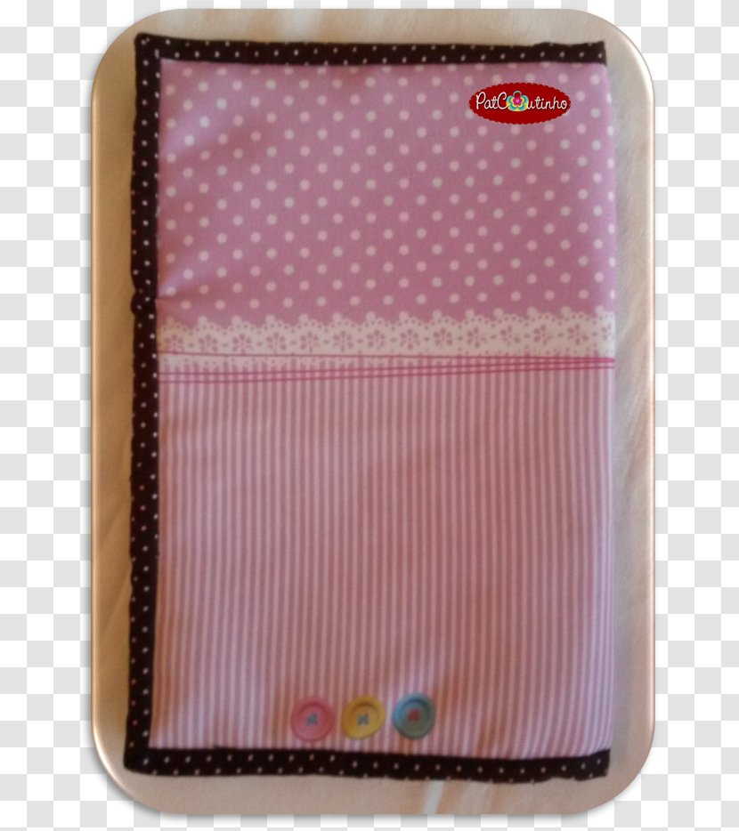 Textile Wallet Pink M Rectangle Transparent PNG