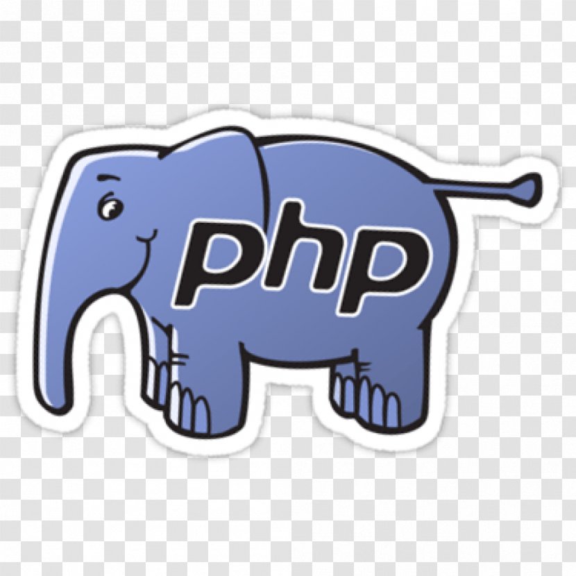 PHP Logo Programmer Computer Software - Sticker - It Transparent PNG