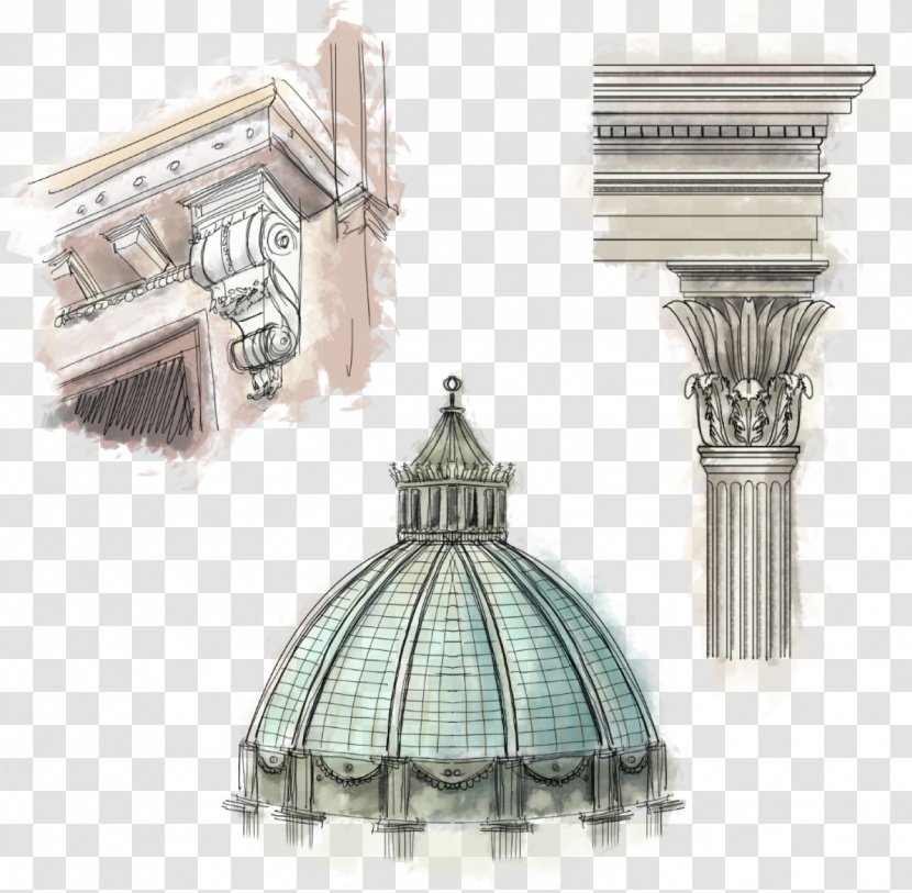 Architectural Drawing Architecture Sketch - Perspective - Design Transparent PNG