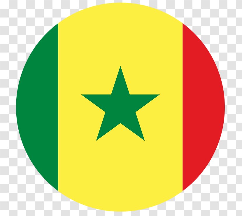 Flag Of Senegal Vector Graphics - Yellow Transparent PNG