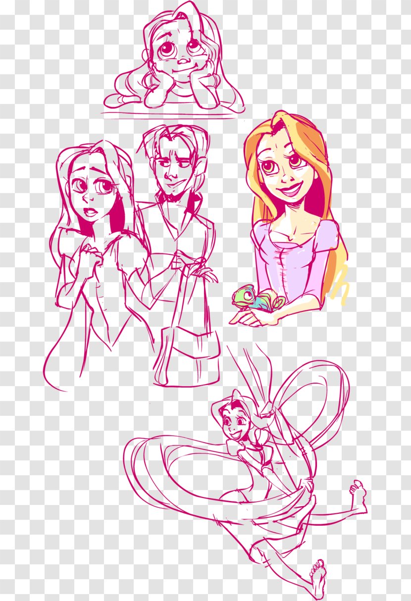 DeviantArt Drawing Art Museum - Flower - Rapunzel PASCAL Transparent PNG