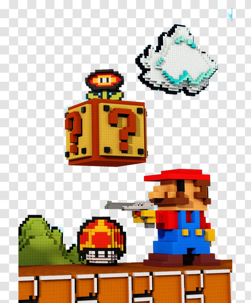 Super Mario Bros. Duck Hunt Pixel Art - Pixilated Transparent PNG