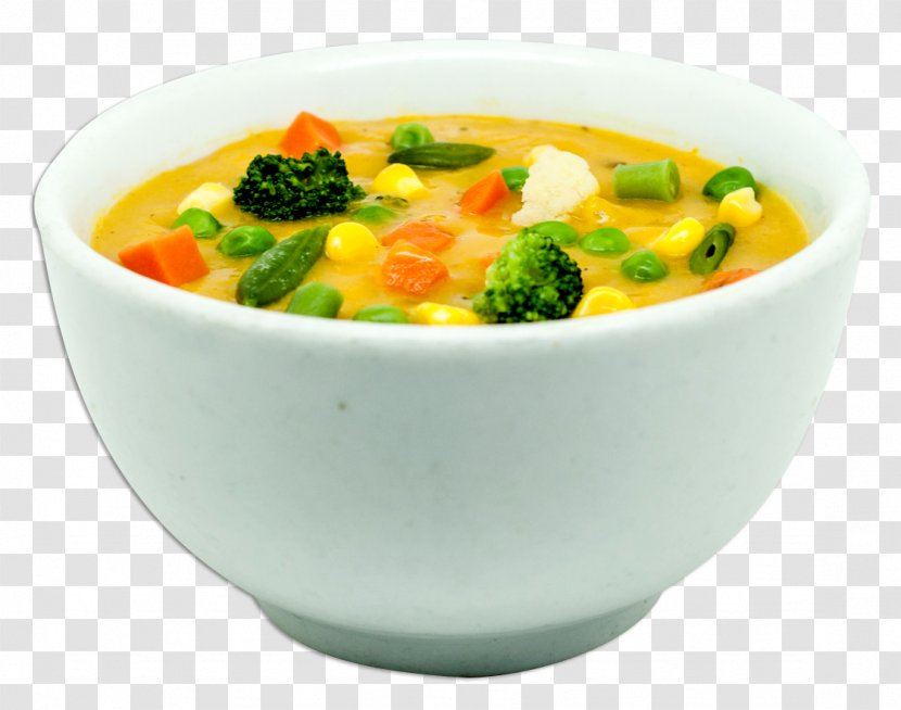 Corn Chowder Broth Potage Vegetarian Cuisine - Garnish - Vegetable Transparent PNG