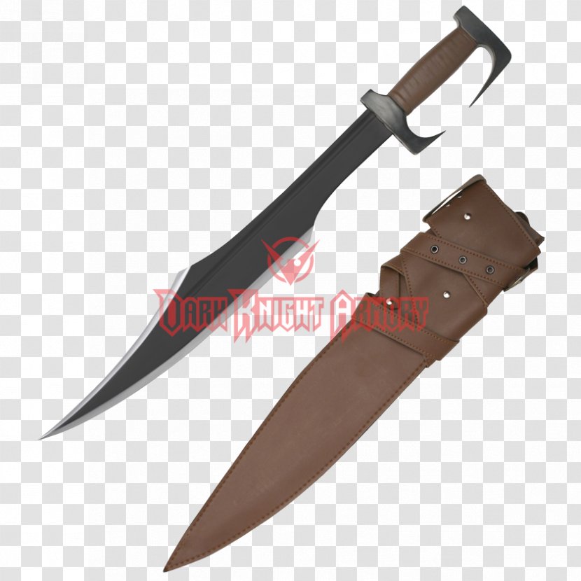 Spartan Army Bowie Knife Throwing Kopis - Weapon - Sword Transparent PNG