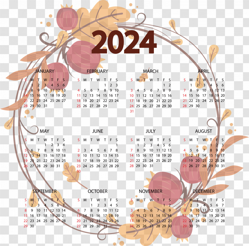 Calendar Text Line Font Pattern Transparent PNG