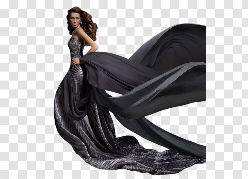 Wedding Dress Gown Skirt Woman - Black Tie Transparent PNG