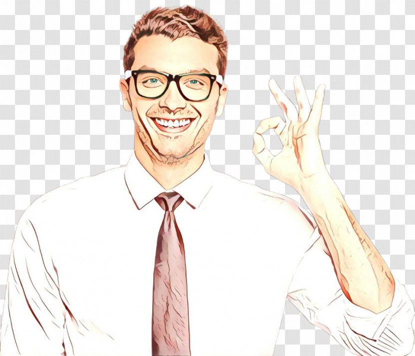 Cartoon Human Gesture Finger Hand Transparent PNG