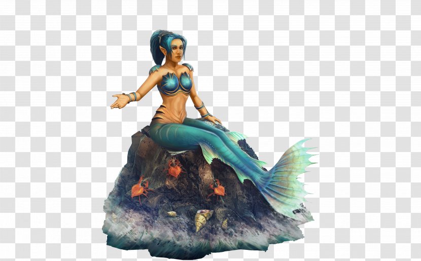 Grepolis Mermaid Legendary Creature Siren - Princess Transparent PNG