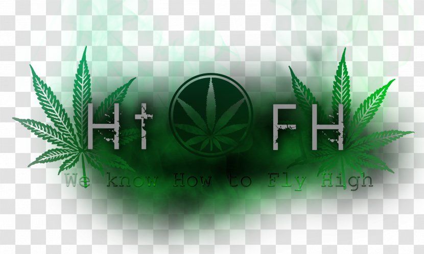 Cannabis Logo Green Desktop Wallpaper Font - Computer Transparent PNG