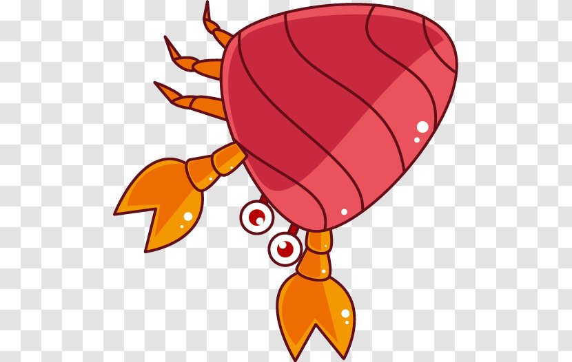 Crab Cartoon Drawing Clip Art - Wing - Cute Transparent PNG