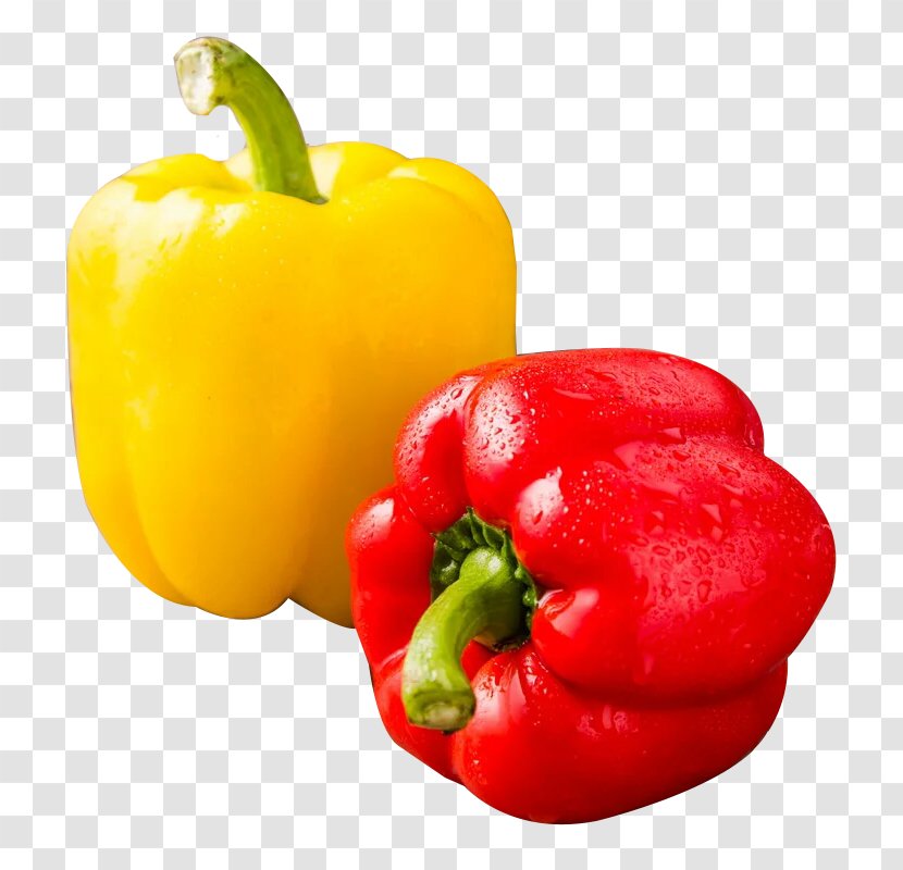 Chili Pepper Red Bell Yellow Salsa - Paprika - Colored Peppers Transparent PNG