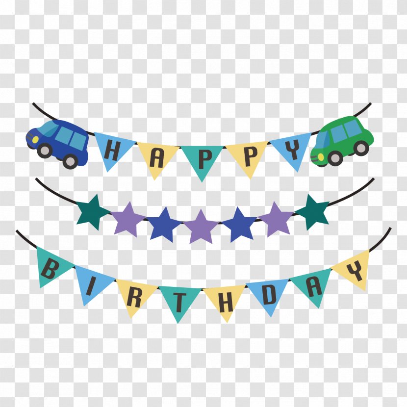 Birthday Garland Clip Art - Balloon - Happy Event Transparent PNG