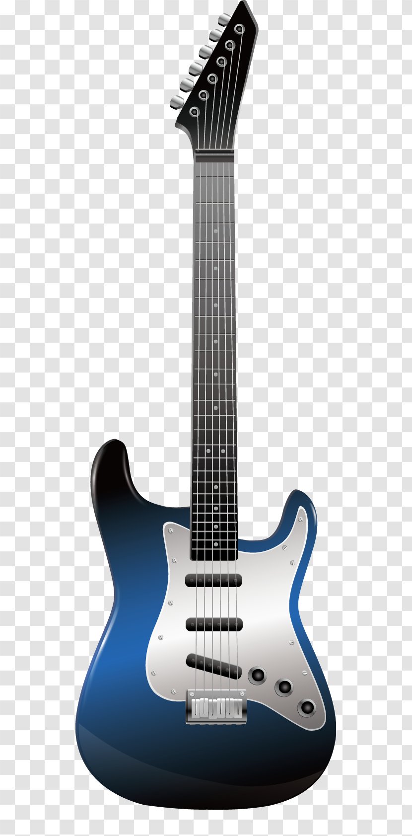 Fender Stratocaster Electric Guitar Pickup - Cartoon - Bass Transparent PNG