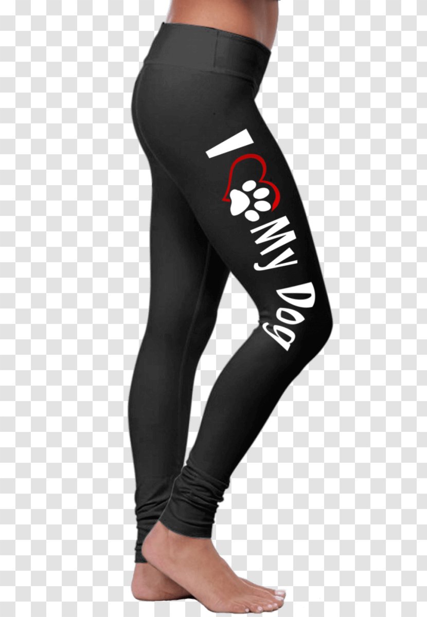Leggings Clothing Tights Pants Low-rise - Silhouette - All Over Print Transparent PNG