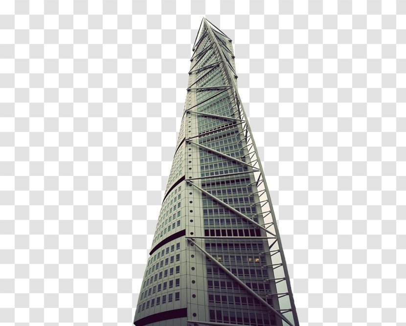 Turning Torso Building Architecture Architectural Engineering - Tower Transparent PNG