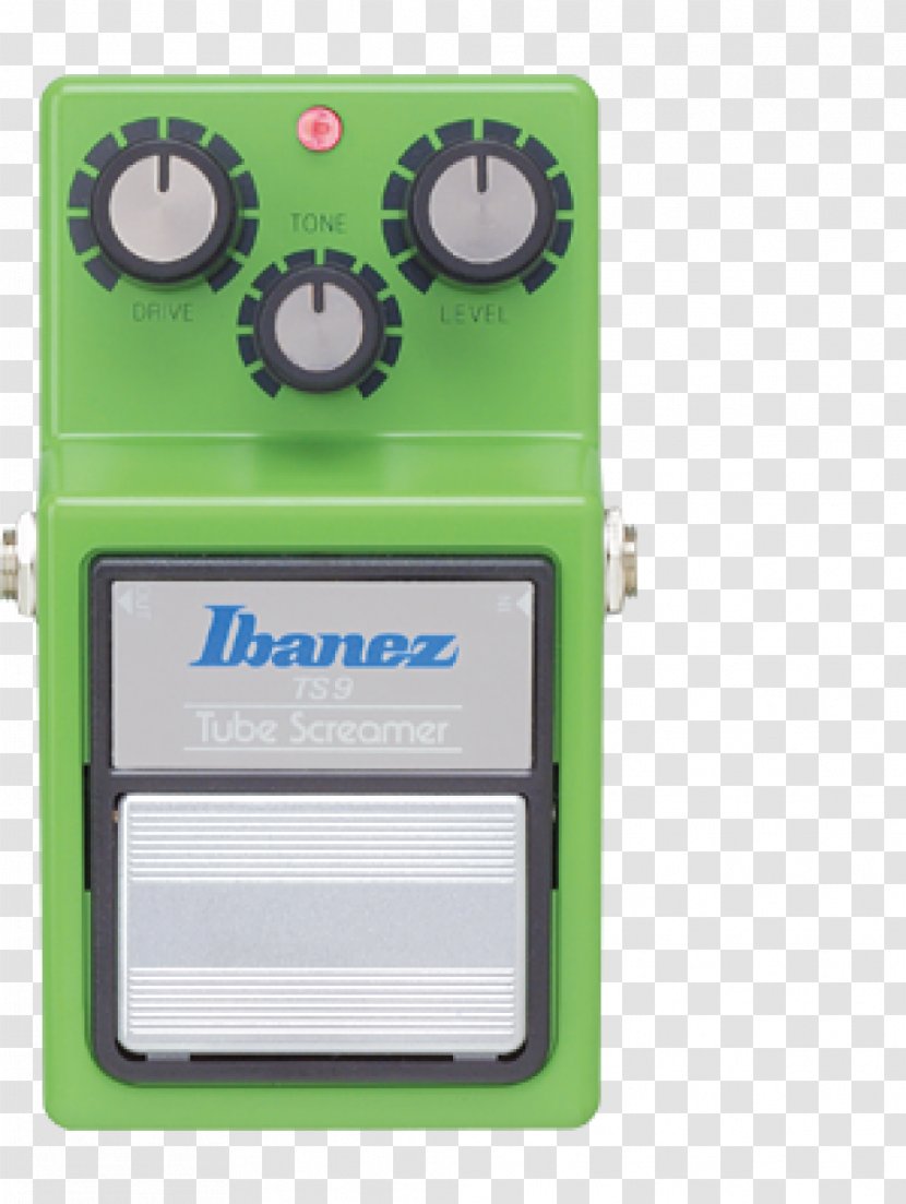 Ibanez Tube Screamer TS9 TS808 Overdrive Pro TS Mini TS808DX - Electric Guitar - Windows 95 Transparent PNG