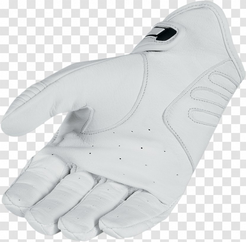 White Cycling Glove Motorcycle Bicycle - Blue Transparent PNG
