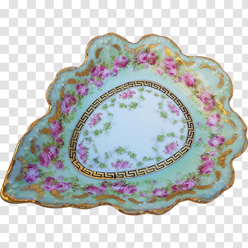 Porcelain - Dishware - Hand Painted Chain Transparent PNG