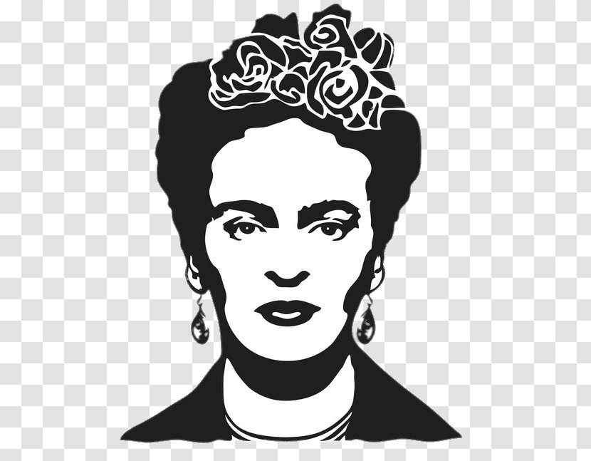 Diego Rivera Frida Kahlo: Mexican Painter Stencil - Drawing - Painting Transparent PNG
