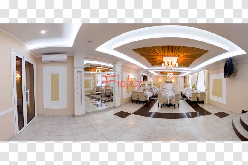 Fiolet Cafe Restaurant Lobby Interior Design Services - Real Estate - Hall Transparent PNG