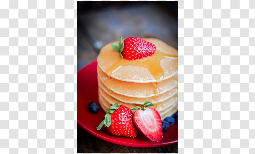 Pancake Breakfast Cream Fototapeta Strawberry Transparent PNG