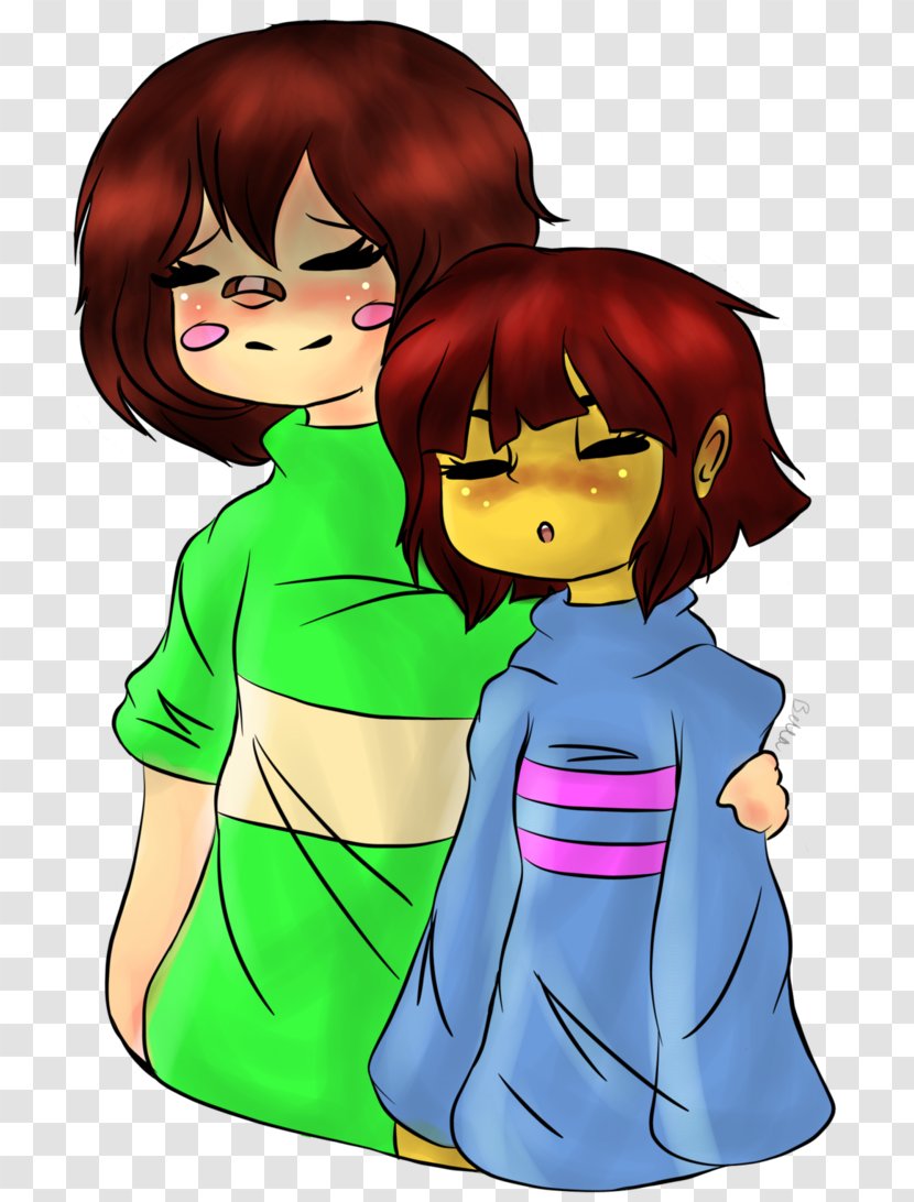 Undertale Black Hair Art Clip - Frame - Chara Transparent PNG