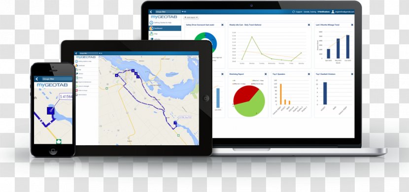 Fleet Management Software Vehicle Tracking System Geotab - Multimedia - Business Transparent PNG