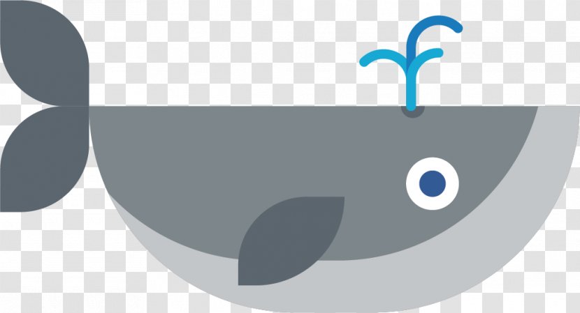 Whale Icon - Vector Flat Transparent PNG