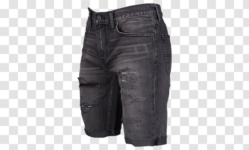 Jeans Denim Bermuda Shorts Pocket - Men Dress Transparent PNG