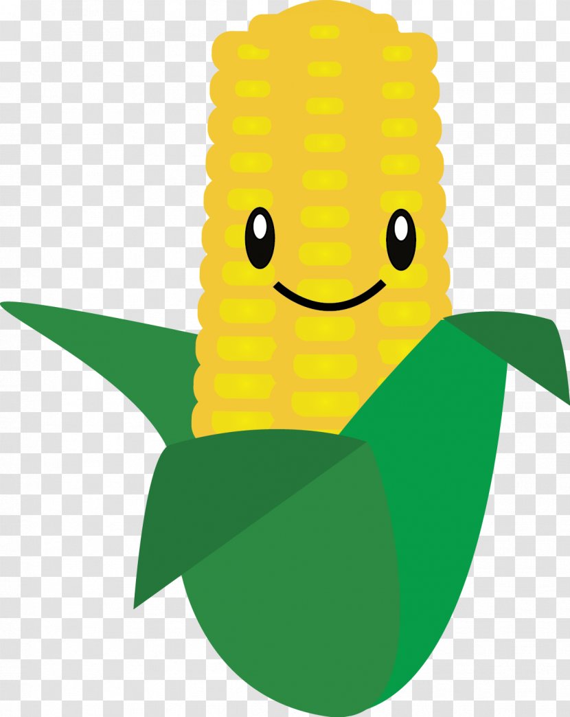 Salsa Maize Cartoon Clip Art - Green - Corn Transparent PNG