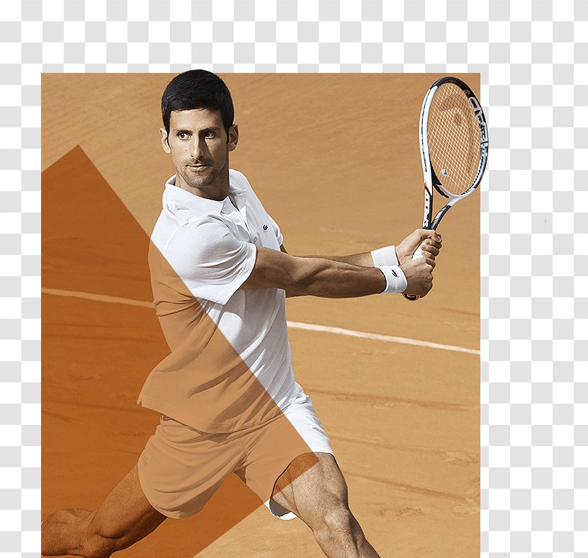 France Tennis Player French Open Lacoste - Advertising - Djokovic Transparent PNG