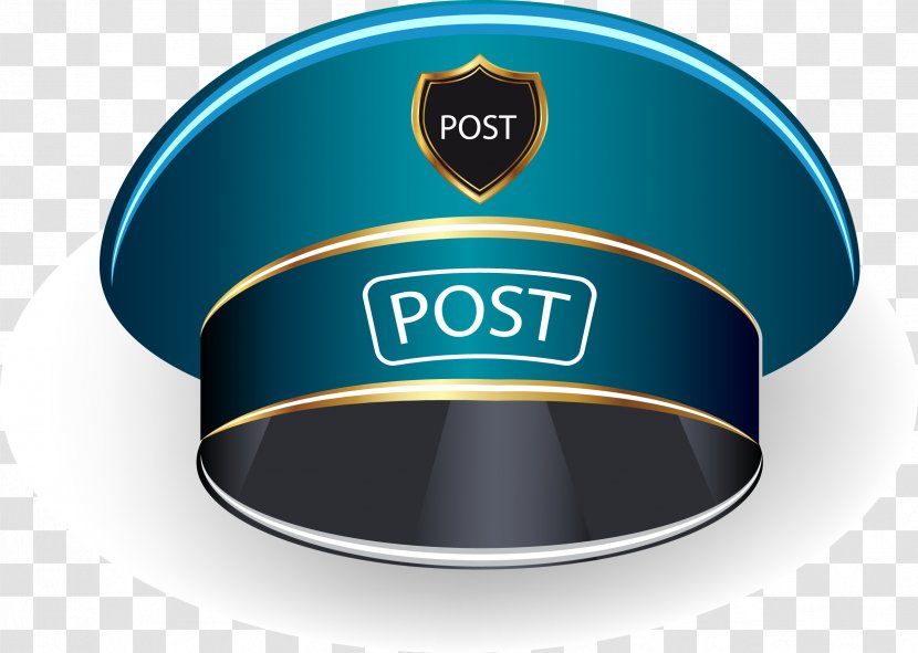 Police 3D Computer Graphics Icon - Personal Protective Equipment - Blue Hat Transparent PNG