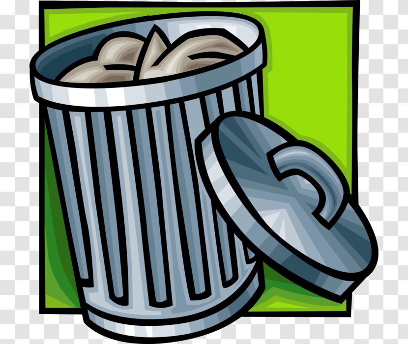 Clip Art Rubbish Bins & Waste Paper Baskets Image Vector Graphics - Clothing - Cartoon Trash Can Transparent PNG