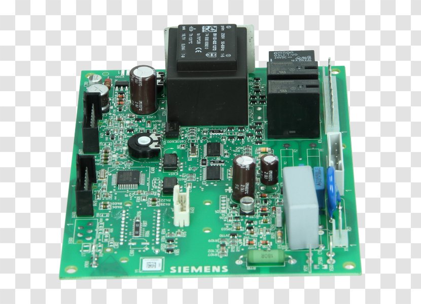 Microcontroller Electronic Component Capacitor Transistor Electronics - Motherboard - Pcb Piezotronics Europe Gmbh Transparent PNG